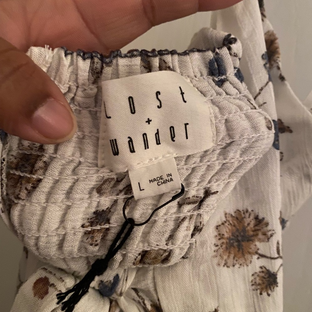 Lost + Wander Floral Print Halter Jumpsuit - Picture 2 of 6